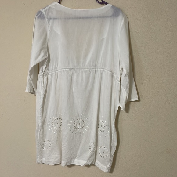 Swim Coverup Mango Reef White (P76) - Picture 6 of 6